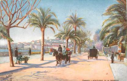 / CPA FRANCE 06 "Cannes, boulevard de la Croisette" / TUCK