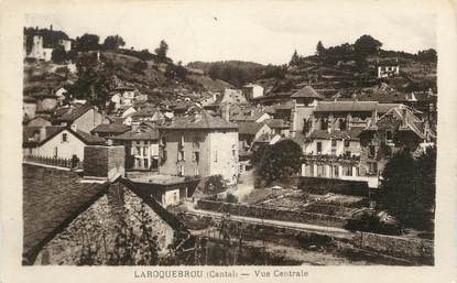 / CPA FRANCE 15 "Laroquebrou, vue centrale"