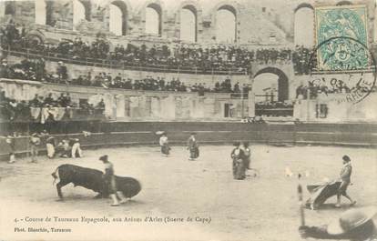 / CPA FRANCE 13 "Arles, course de tauraux espagnole"