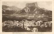 38 Isere CPA FRANCE 38 "Chichilianne, vue générale et le mont Aiguille"