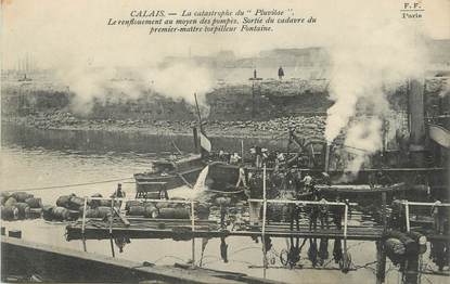 / CPA FRANCE 62 "Calais, la catastrophe de Pluviose " / SS MARINS