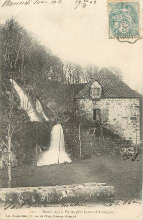 / CPA FRANCE 63 "Latour d'Auvergne, moulin de la pierre"