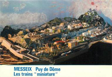 / CPSM FRANCE 74 "Messeix, les trains miniature"