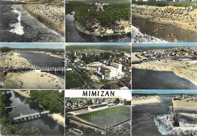 / CPSM FRANCE 40 " Mimizan  plage "