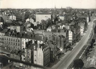 / CPSM FRANCE 44 "Nantes, vue panoramique prise du pont transbordeur"