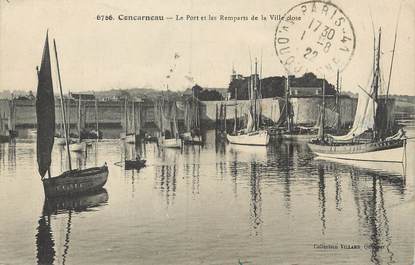 / CPA FRANCE 29 "Concarneau, le port et les remparts de la ville close "