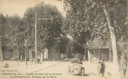 / CPA FRANCE 06 "Vence, la promenade, avenue de la gare"