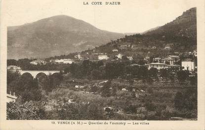 / CPA FRANCE 06 "Vence, quartier du Founzéry, les villas"