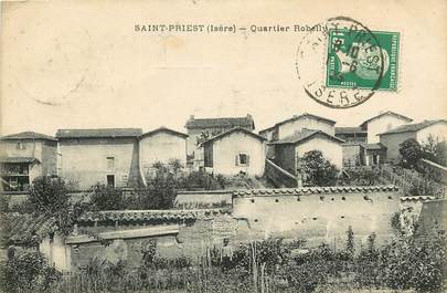 CPA FRANCE 38 "Saint Priest, quartier Robelly"