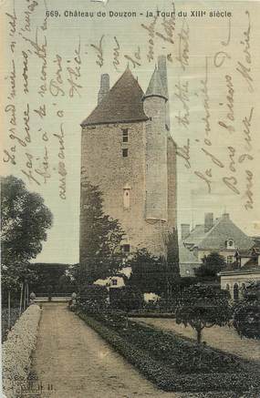 / CPA FRANCE 03 "Château de Douzon, la tour"