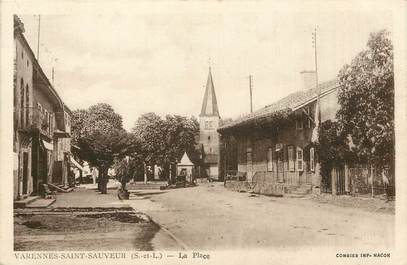 CPA FRANCE 71 "Varennes Saint Sauveur, la Place"