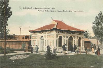 / CPA FRANCE 13 "Marseille, exposition coloniale 1906" / VIETNAM / KOUANG TCHEOU WAN