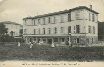 / CPA FRANCE 13 "Giens, hôpital Renée Sabran, pavillon IV"