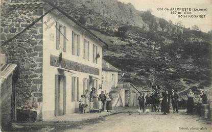 / CPA FRANCE 48 "Col de Jalcreste, hôtel Nogaret"