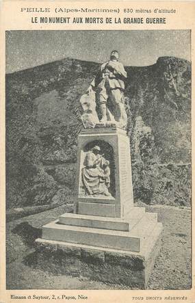 / CPA FRANCE 06 "Peille, le monument aux morts de la grande guerre"