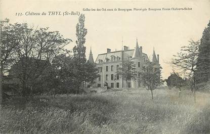 CPA FRANCE 71 "Chateau du Thyl, Saint Boil"