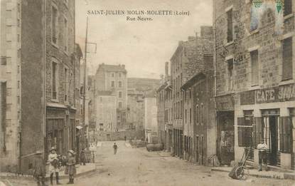 / CPA FRANCE 42 "Saint Julien Molin Molette, rue neuve"