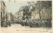 41 Loir Et Cher / CPA FRANCE 41 "Blois, rue Denis Papin, marché au beurre"