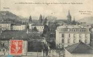 39 Jura / CPA FRANCE 39 "Lons Le Saunier les Bains, la banque de France et le clocher de l'église Saint désiré"