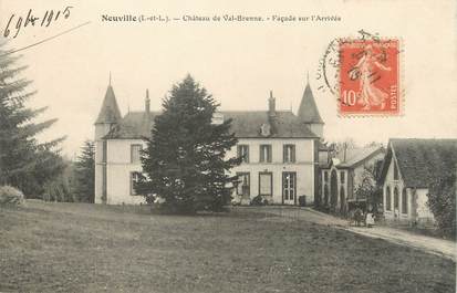 / CPA FRANCE 37 "Neuville, château de Val Brenne"