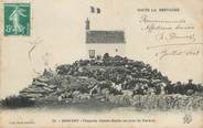 29 Finistere / CPA FRANCE 29 "Roscoff, chapelle Sainte Barbe un jour de pardon"