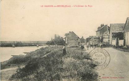 / CPA FRANCE 27 "Le Manoir sur Seine, l'intérieur du pays"
