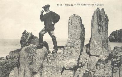 / CPA FRANCE 29 "Primel, un guetteur aux Aiguilles"