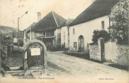 / CPA FRANCE 25 "Auxon Dessus, rue principale"