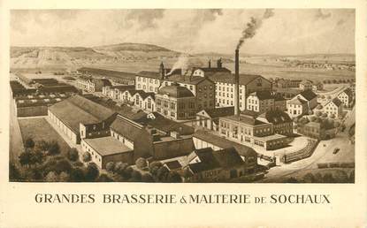 / CPA FRANCE 25 "Sochaux, grandes Brasserie et Malterie" / BIERE