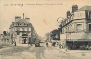 14 Calvado / CPA FRANCE 14 "Deauville, boulevard Mauger et rue Désiré Le Hoc"