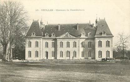 CPA FRANCE 71  "Ozolles, Chateau de Rambuteau"