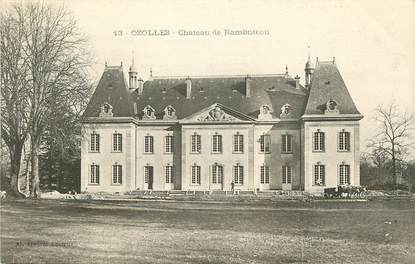CPA FRANCE 71  "Ozolles, Chateau de Rambuteau"