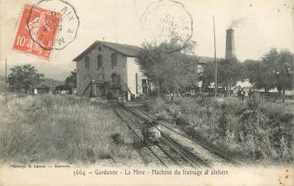 CPA FRANCE 13 "Gardanne, la Mine, machine du trainage et ateliers"