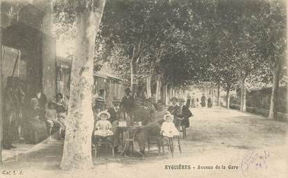 CPA FRANCE 13  "Eyguières, avenue de la gare"