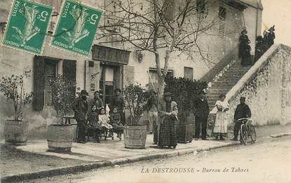 CPA FRANCE 13  "La Destrousse, bureau de tabacs"