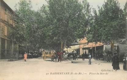 CPA FRANCE 13  "Barbentane, la place du Marché"