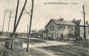 72 Sarthe CPA FRANCE 72 "Rouessé Vassé, la gare" 