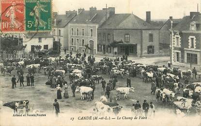 CPA FRANCE 49 "Candé, le champ de Foire"