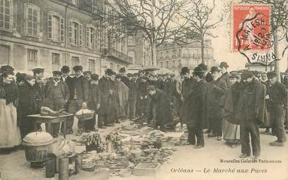 CPA FRANCE 45 "Orléans, le marché aux Puces"
