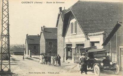 CPA FRANCE 51 "Courcy, route de Brimont"