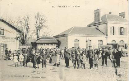 CPA FRANCE 51 "Fismes, la gare"