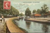 71 SaÔne Et Loire CPA FRANCE 71  "Montceau les Mines, un coin du canal" / BATELLERIE / PÉNICHE 