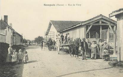 CPA FRANCE 51 "Sompuis, rue de Vitry"