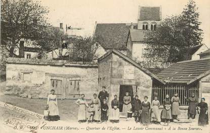 CPA FRANCE 51 "Unchair, quartier de l'Eglise, le lavoir communal A La Bonne Source"