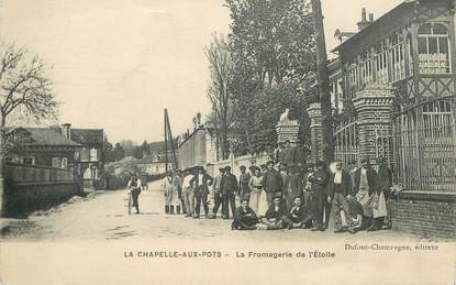 CPA FRANCE 60 "La Chapelle aux Pots, la Fromagerie de l'Etoile"