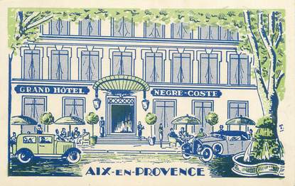 CPA FRANCE 13 "Aix en Provence, le Grand hotel Negre Coste"