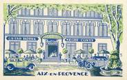 13 Bouch Du Rhone CPA FRANCE 13 "Aix en Provence, le Grand hotel Negre Coste"