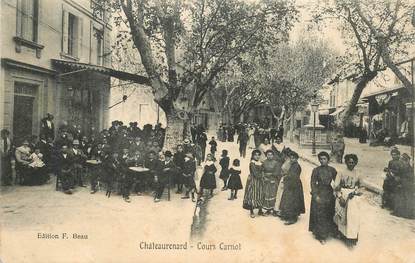 CPA FRANCE 13 "Chateaurenard, le cours Carnot"