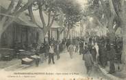 13 Bouch Du Rhone CPA FRANCE 13 "Chateaurenard,  cours Carnot et La Place"