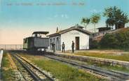 06 Alpe Maritime / CPA FRANCE 06 "La Turbie, la Gare du Crémaillère"